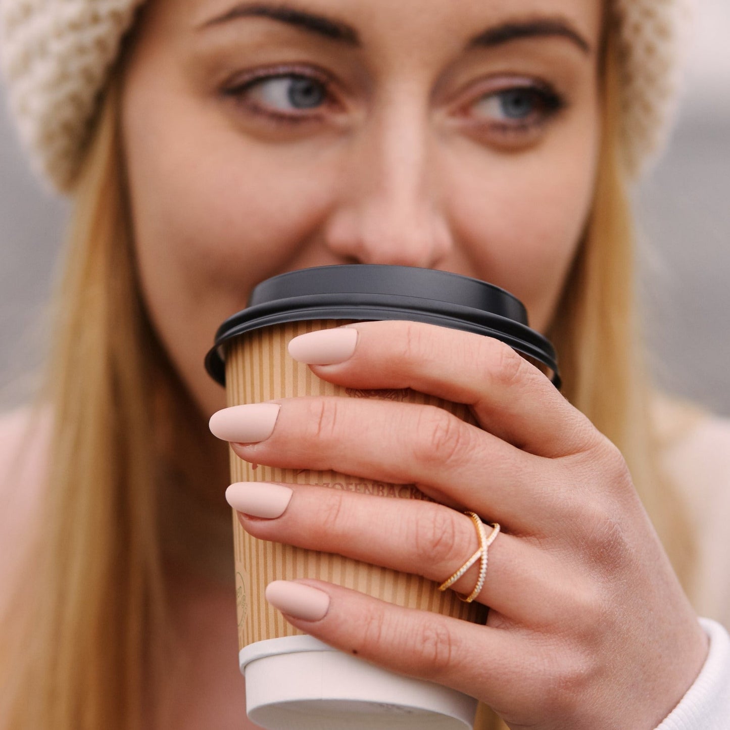 Press On Nägel Matt Nude